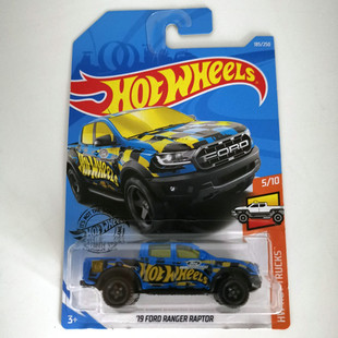 风火轮HotWheels 19 FORD RANGER RAPTOR 福特皮卡 蓝 2019-185