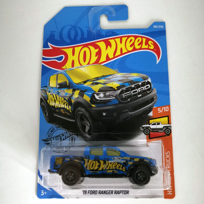 风火轮HotWheels 19 FORD RANGER RAPTOR 福特皮卡 蓝 2019-185