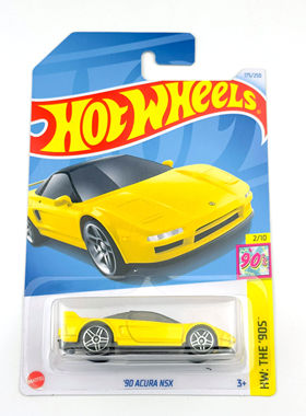 风火轮HotWheels 90 ACURA NSX 黄 2024-175