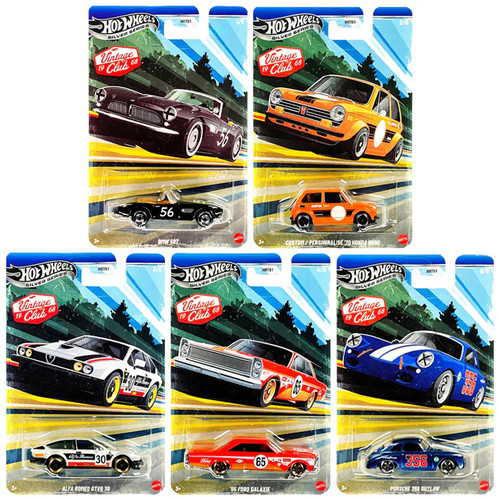 风火轮HotWheels 经典俱乐部宝马保时捷本田阿尔法福特 HRT81-J