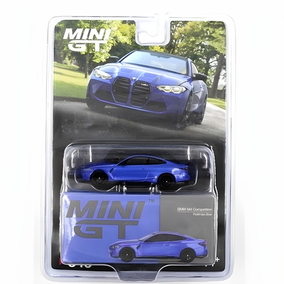 MINIGT 1:64合金车模型 宝马 BMW COMP M4 (G82) Portimao Blue