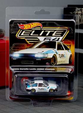 风火轮Hot Wheels Elite 64 Toyota Corolla Levin (AE86) Custom
