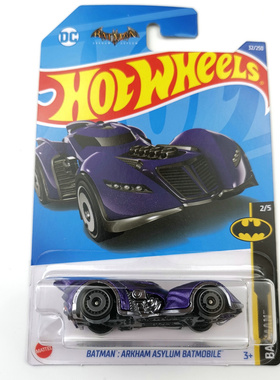 风火轮HotWheels BATMAN：ARKHAM ASYLUM BATMOBILE 紫 2022-32