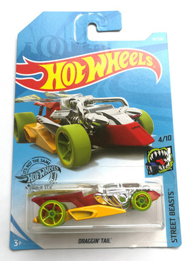 风火轮HotWheels DRAGGIN TAIL 红黄 2019-191