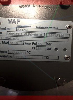 询价!VAF J5025PT ALFA-0010 流量计