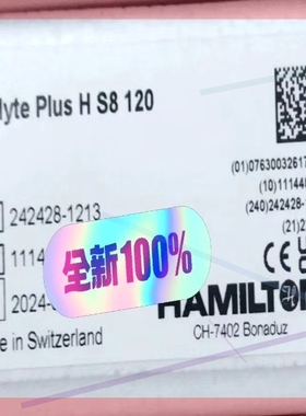 议价!全新汉密尔顿pH电极Polilyte+Plus+H+S8+120  242428-1213