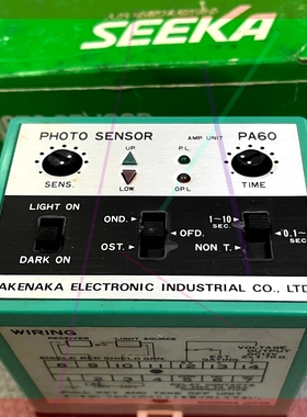 询价!议价日本SEEKA光敏传感器控制器PGOTO SENSOR PA60