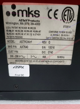 询价!美国MKS美克斯ASTRONhf 臭氧发生器