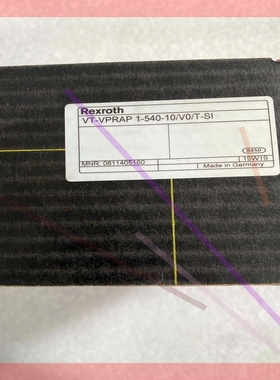 询价!力士乐放大器0811405160   VT-VPRAP 1-540-10/V0/T-SI