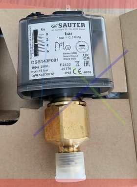 询价!压力开关DSB143F001,SAUTER开关DSB 143