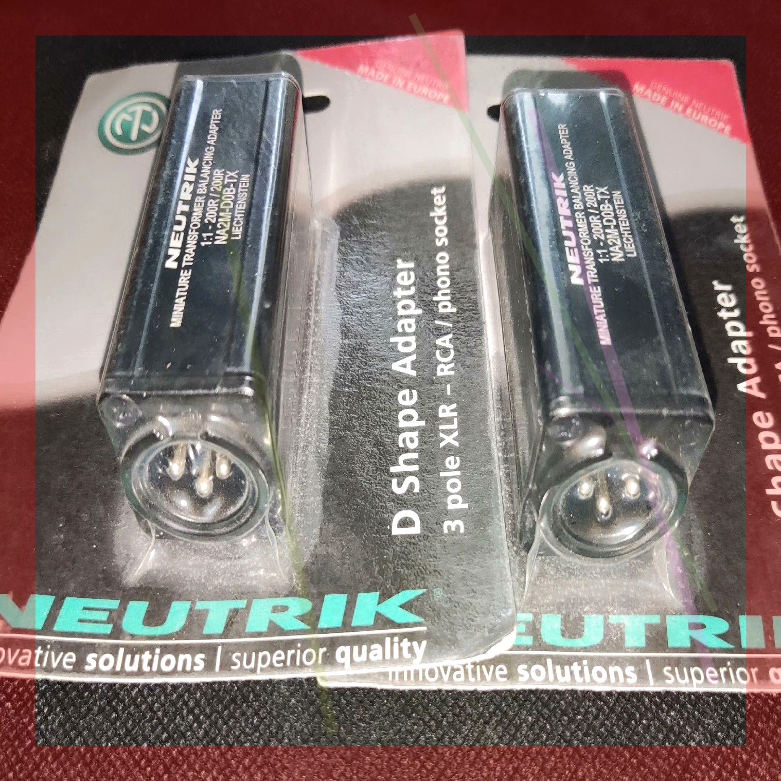 询价!NEUTRIK音频隔离变压器NA2M-D0B-TX