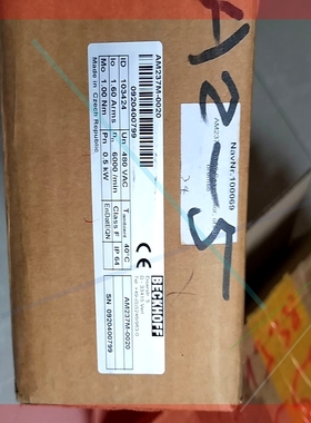 询价!倍福伺服电机AM237M-0020