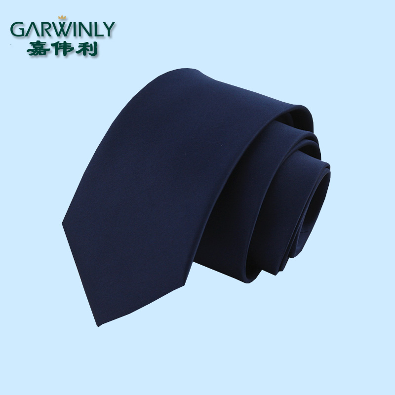 男士8cm商务风纯色新郎婚礼领带