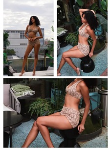 【上新】蛇纹豹纹灰豹琥珀平角裤短裤heels抹胸辣妹性感舞