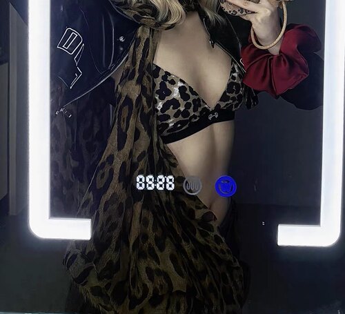 HXIEN豹纹运动内衣运动背心辣妹bra带胸垫纯棉运动防震美背