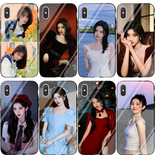 鞠婧祎手机壳适用opporeno9苹果15 14 13 vivox90小米华为nova10红米note12pro k60荣耀80黑鲨5一加11三星s24