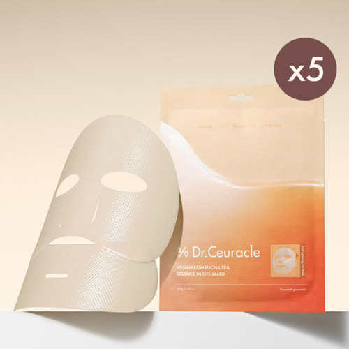 韩国直邮 Dr.Ceuracle素食康普茶精华凝胶面膜36g*5片 补水保湿