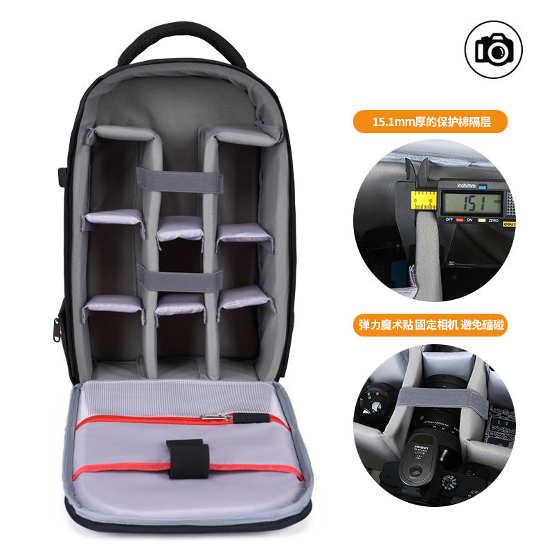 雅思琪相机包适用于佳能尼康索尼单反包相机链条微单照相机防水