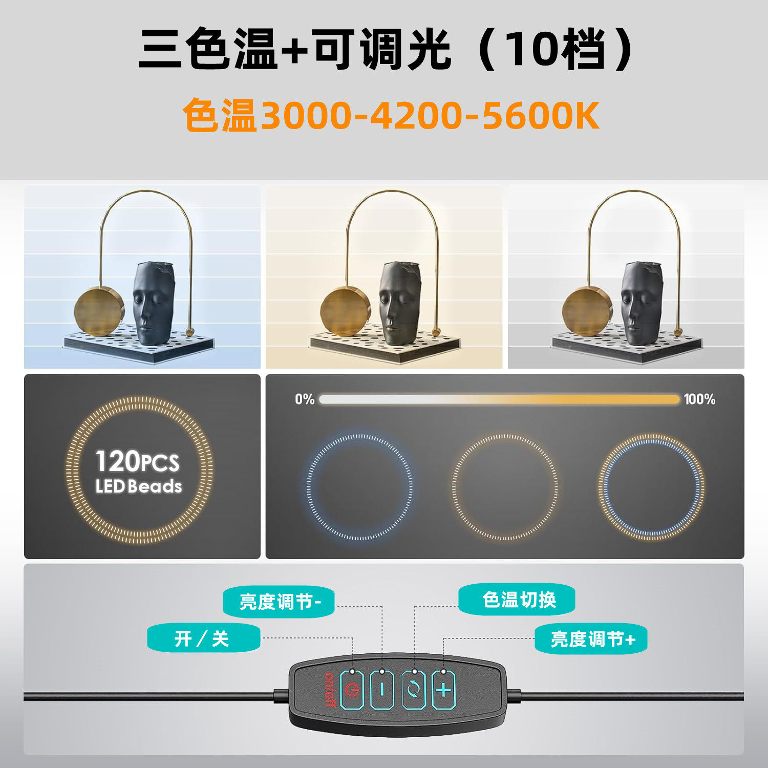 40cm便携摄影棚小型速装收纳式拍照灯箱LED调光调色柔光拍摄影箱