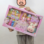 超大号礼盒女孩洋娃娃套装 仿真衣服过家家幼儿园礼物 公主玩具换装