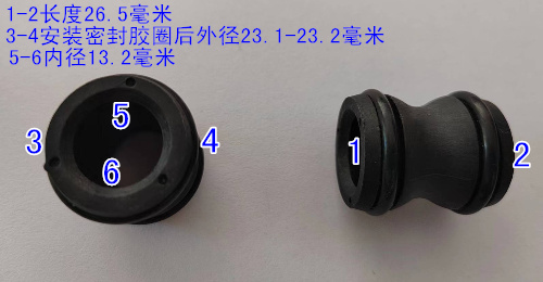 适配迈腾CC途观新帕萨特昊锐奥迪Q5A4L，EA888发动机水泵接头PA66