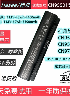 适用于神舟TX9 TX8 TX7 ZX7 CN95S01 CN95S03 炫龙KP2电池CN97S01
