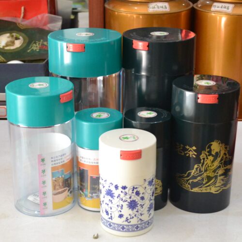 台湾亲亲密封罐透明奶粉青花瓷真空茶叶亲密罐保鲜收纳塑料咖啡罐