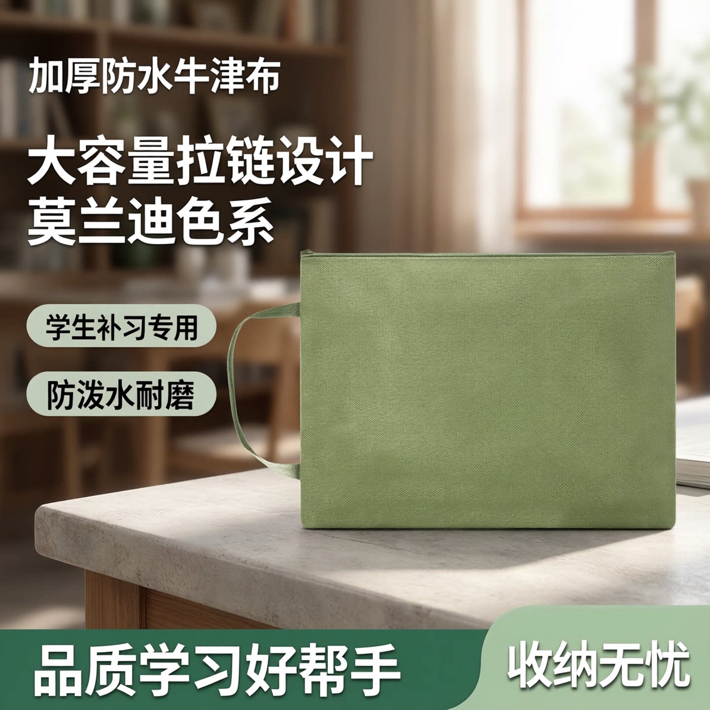 补习袋大容量建腾牛津布文件袋