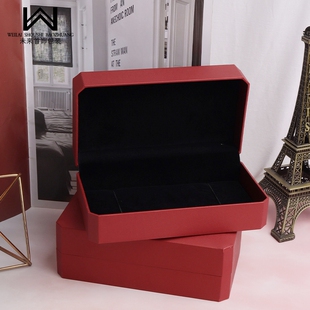 八角充皮纸双皮筋首饰包装盒礼品盒文玩饰品收纳盒金钞盒子logo