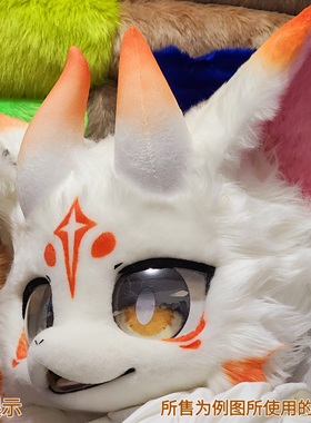 兽装fursuit头骨3D打印头骨fursuit打印头骨长吻龙包邮