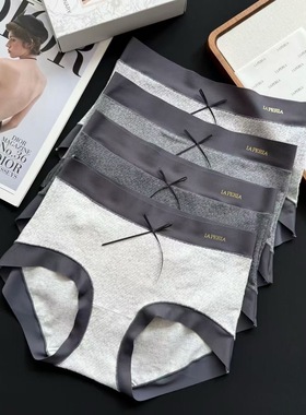 爆款升级！LP新款格雷灰色女士内裤抑菌女士三角裤无痕透气内裤
