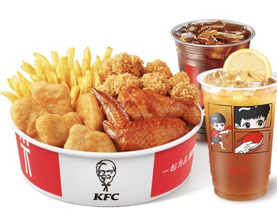 肯德基优惠代下单四味小食拼盘饮料薯条烤翅辣翅鸡翅鸡块小吃代下