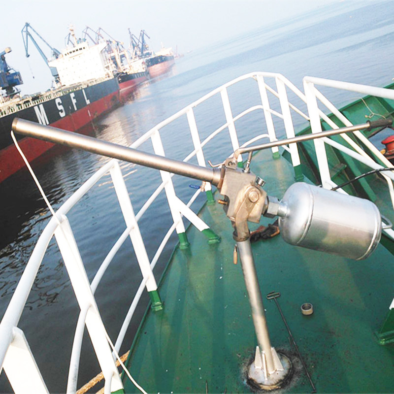 华邦hbplq-10-60m型固定式船用抛缆枪 气动撇缆枪抛绳抛揽枪厂家