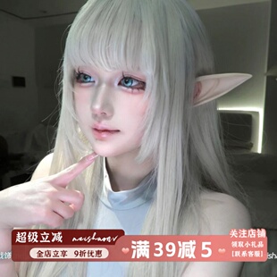 动漫展假精灵耳万圣节cospaly发夹阿凡达耳朵妖精天使道具舞会女