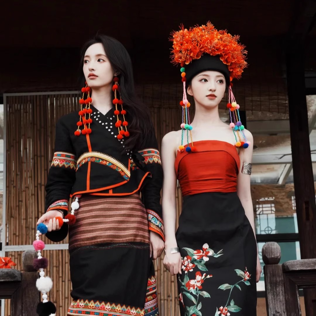 手工成品布朗民族风发饰Baby同款