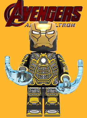积木人仔复仇者4联盟超级英雄1169钢铁侠MK41第三方儿童拼装玩具