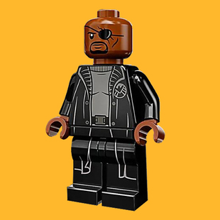 复仇者联盟KM66031神盾局局长尼克费瑞第三方拼装积木人仔玩具