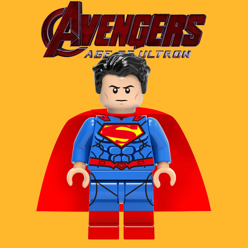 兼容乐高积木667超人dc正义联盟第三方益智拼装人仔人偶儿童玩具