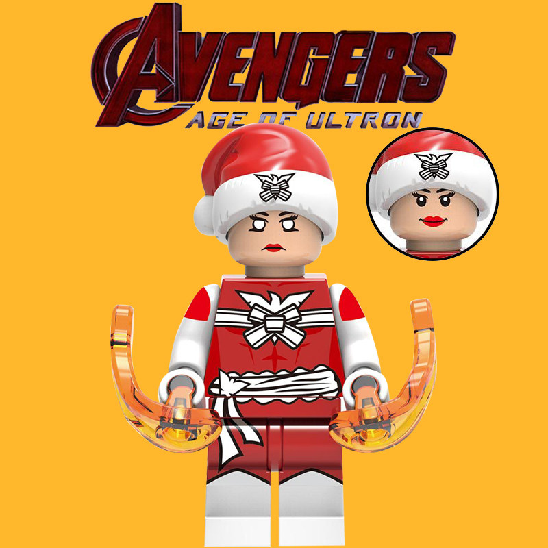 复仇者联盟1405凤凰女X战警拼装儿童益智人仔第三方积木玩具