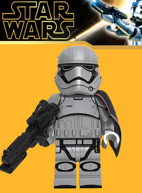 全息星球大战XP272法斯玛队长第一秩序第三方积木人仔拼装玩具