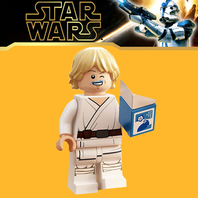 适用小颗粒星球大战KM66042卢克天行者SW0999 75229拼装积木人仔