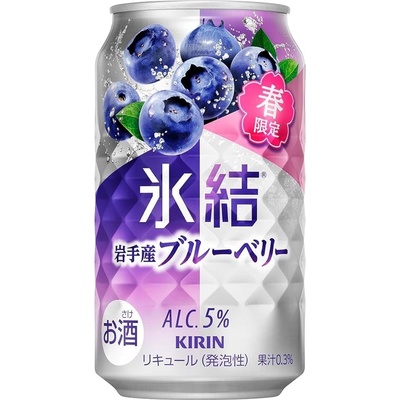 麒麟 KIRIN 冰结 Mottainai 蓝莓 果汁酒 限定 350ml