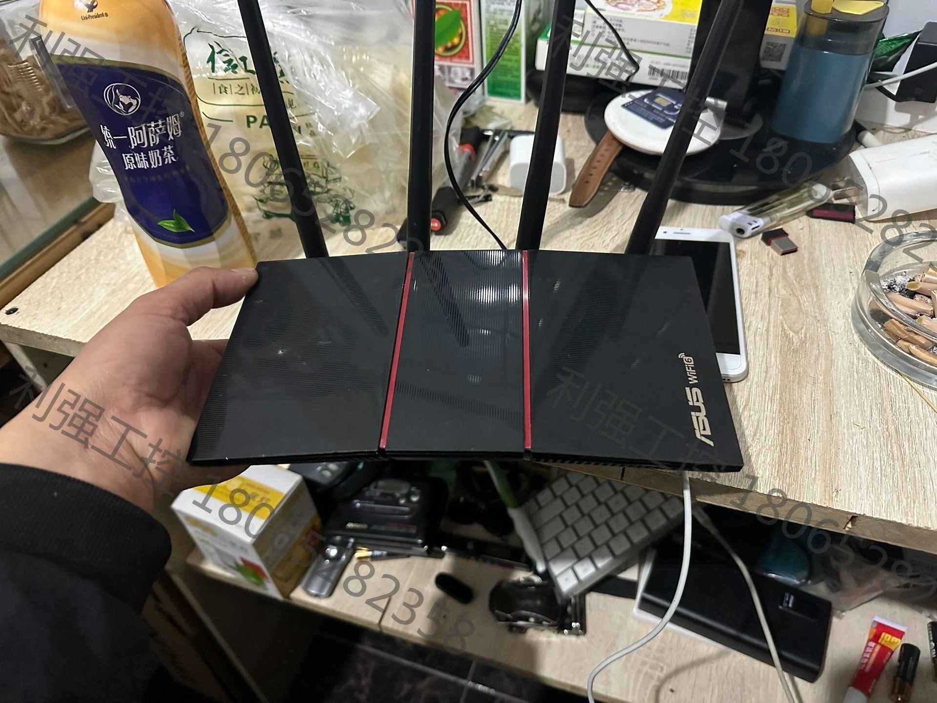 华硕rt-ax56u v2,热血版双频wifi 6无线路由器