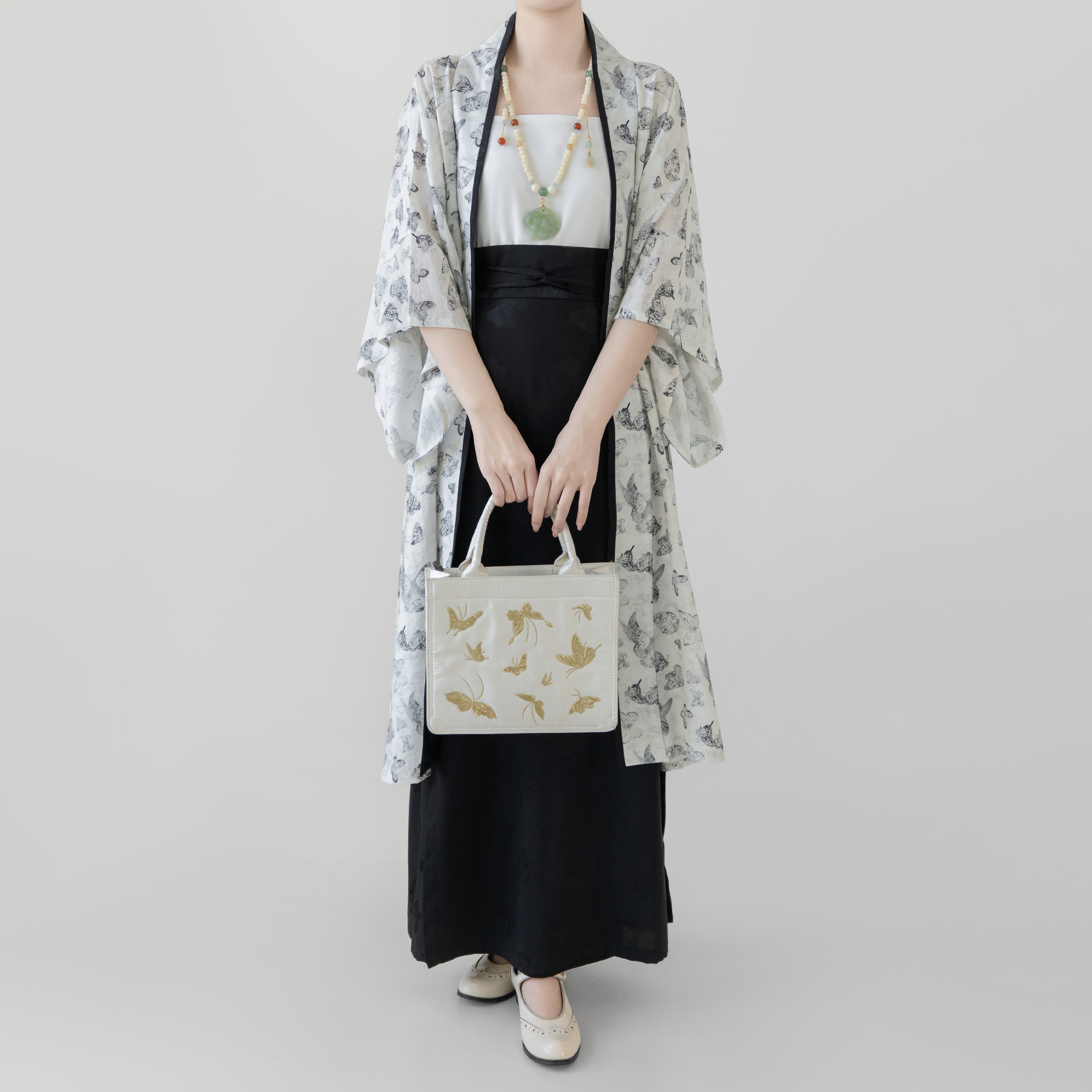 文艺通勤宋制汉服两片裙