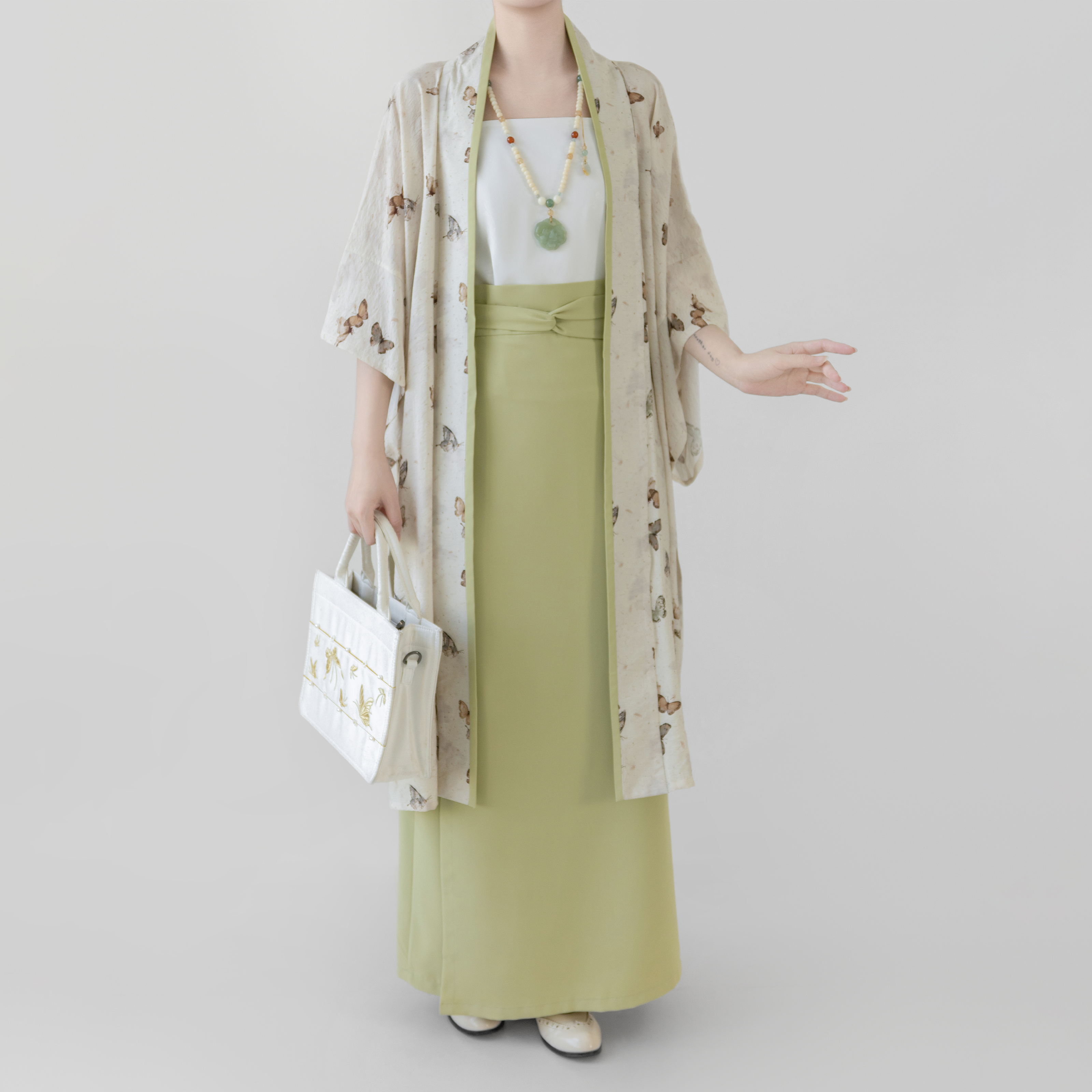 文艺通勤宋制汉服两片裙