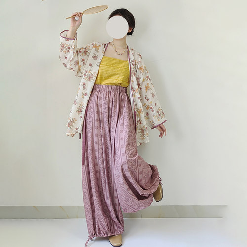 观止上衫灯笼裤国风日常宽松汉服