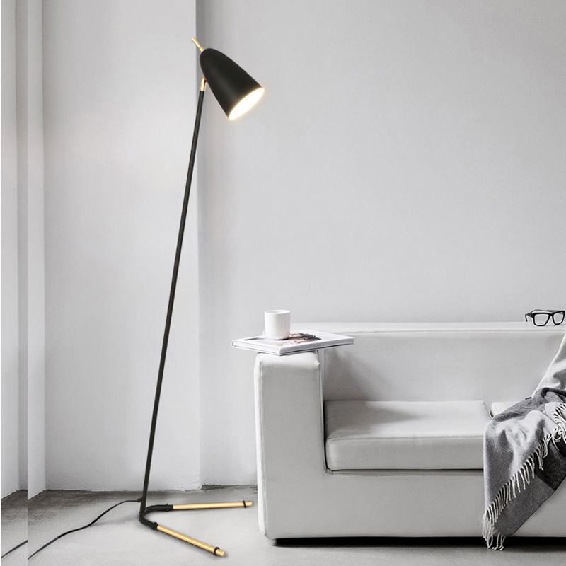 北欧现代简约客厅沙发落地灯