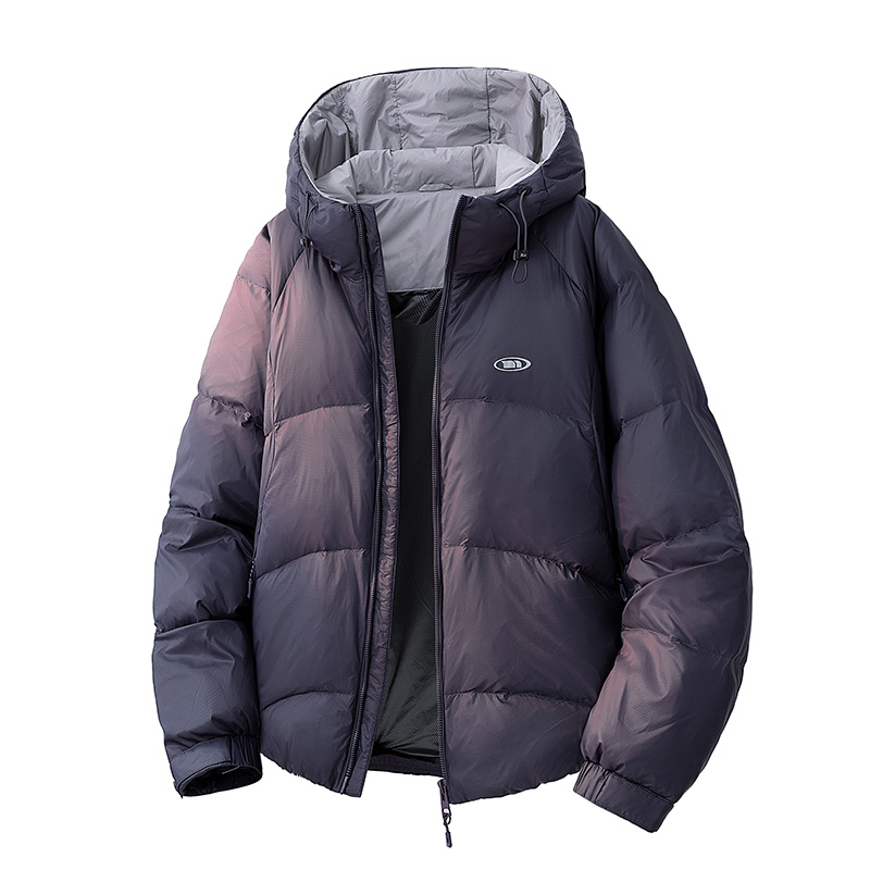 冬季新国标羽绒服新款男女同款潮牌外套加厚保暖连帽鸭绒面包服