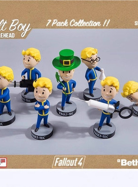 漫优 Fallout 辐射4 辐射小子2代7款摇头人偶Vault Boy 公仔