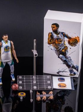 NBA周边1/9 科比·布莱恩特24号紫色球衣超可动手办摆件模型 盒装